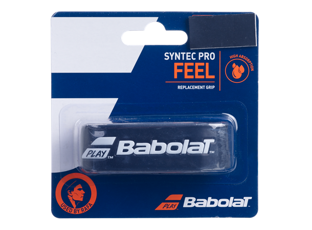 Babolat Syntec Pro Sort Erstatningsgrep - Klebrig & absorberende