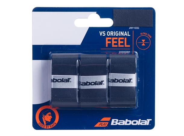 Babolat VS Grip Sort Ekstra Tynt Grep 0,4mm