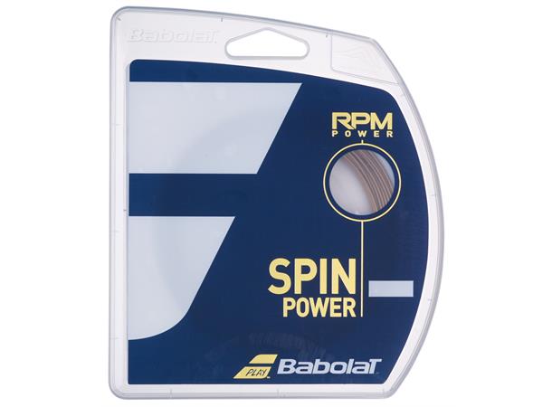 Babolat RPM Power Sett 12m 130/16, Brun Monofilament streng - Single sett 12m
