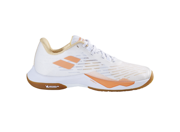 Babolat Shadow Tour 5 Dame Hvit/Coral 40 Lett Speedsko kun 280 gr.