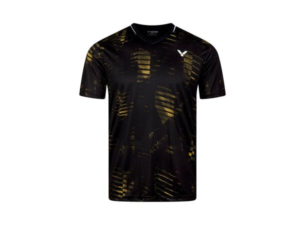 Victor T-53102 T-skjorte sort S KLubbkolleksjon