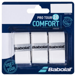 Babolat Pro Tour 2.0 Hvit Klebrig og absorberende grep