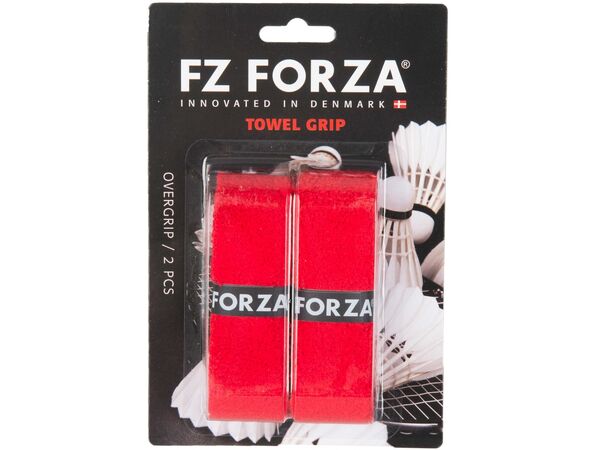 FZ Forza Towel Grip 2 pk Red Frottégrep