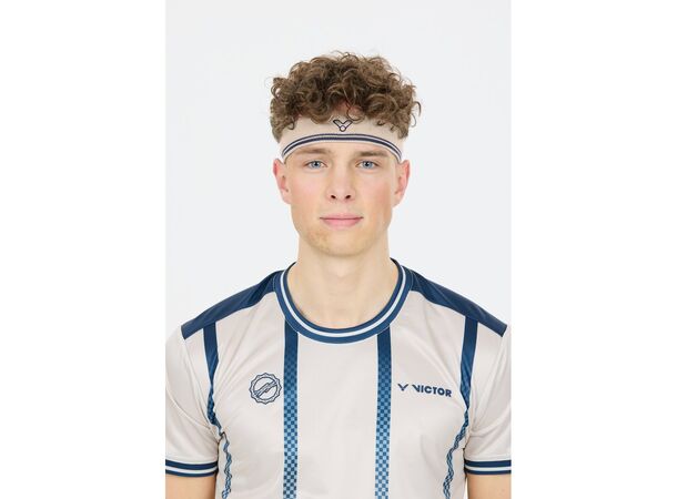 Victor Headband SP2606AA, white Hvitt m/logo