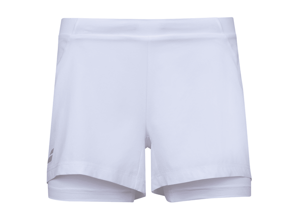 Babolat Excercise shorts Dame Hvit XS Shorts med tights