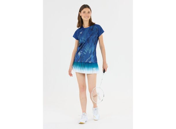 VIC T-56000TD topp, blå  XS Topp dame, Exclusive