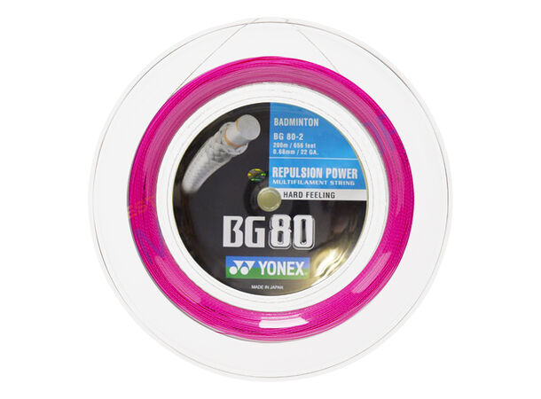 YONEX BG-80 Rosa 200m BG-80 - Coil på 200m