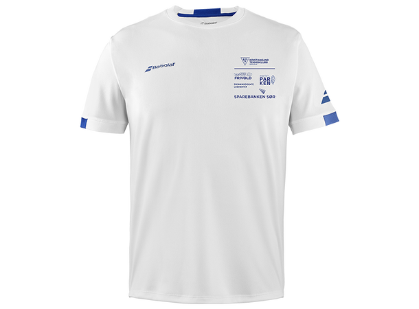 Klubbtrøye Gutt Kristiansand Hvit Klubbtrøye m/logo