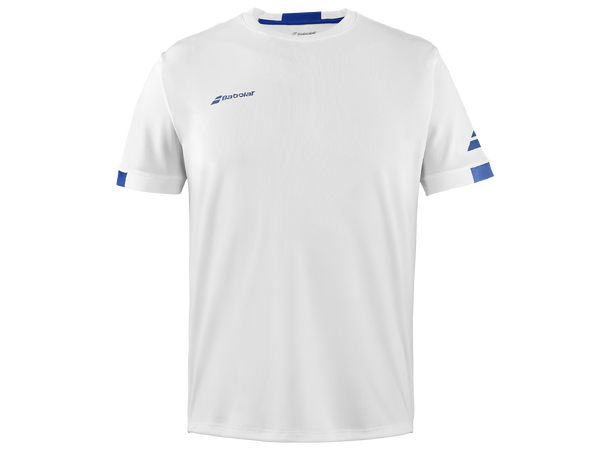 Babolat Play Crew Neck Tee Jr Hvit 10-12 Teknisk T-shirt