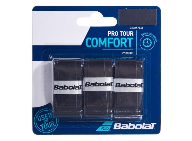 Babolat Pro Tour Sort Klebrig og absorberende grep