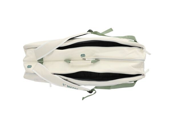 Victor Badmintonbag BR5223 Hvit/grønn EKSLUSIV 2 roms bag, 6 pcs.