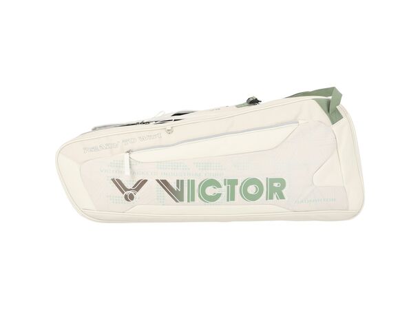 Victor Badmintonbag BR5223 Hvit/grønn EKSLUSIV 2 roms bag, 6 pcs.