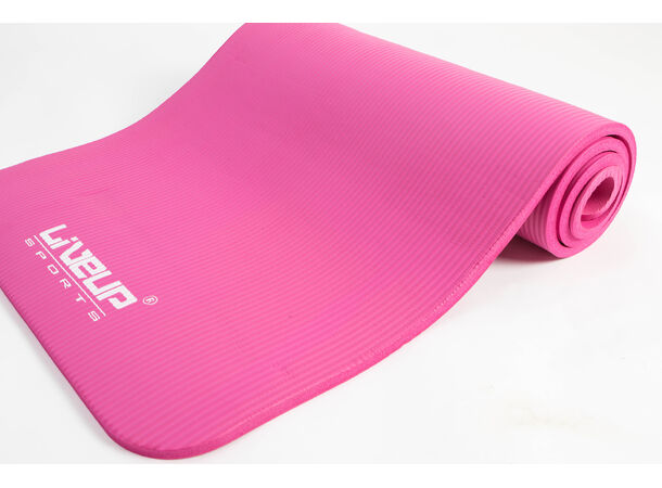 Treningsmatte NBR Rosa Yogamatte 12 mm