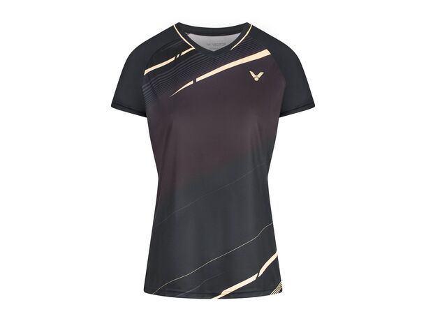 VIC T-64102 dametopp, black S Klubbkolleskjon