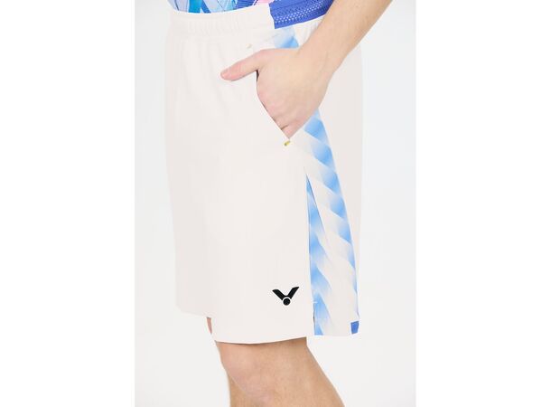 Victor R-60201-LZJ Shorts, white S Shorts, Taiwan kolleksjon- Lee Zii Jia