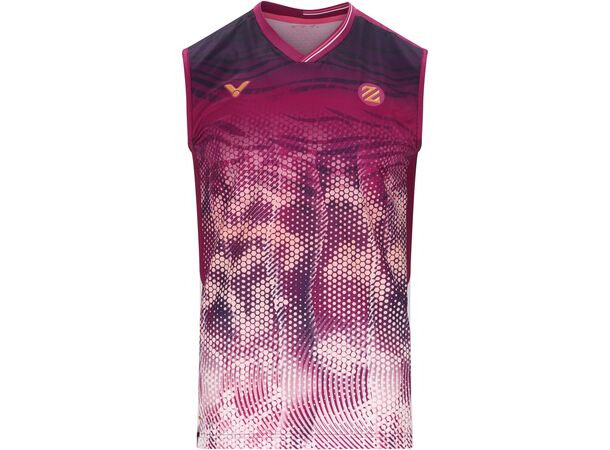 Victor T-65003 LZJ Singlet Boysenberry M Eksklusiv kolleksjon Lee Zii Jia