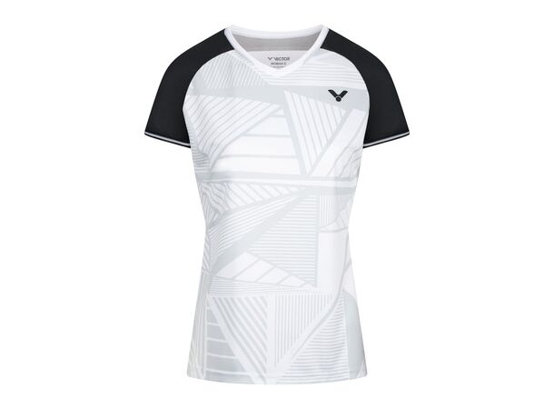 VIC T-64101 dametopp, white S Klubbkolleskjon