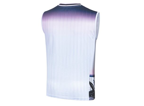 Victor T-60007 JC Singlet, white L Taiwan kolleksjon- Jonatan Christie