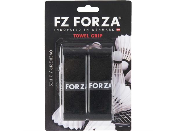 FZ Forza Towel Grip 2 pk Sort Frottégrep